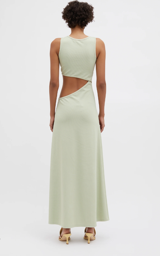 Stone Cavern Tank Dress in Pistachio